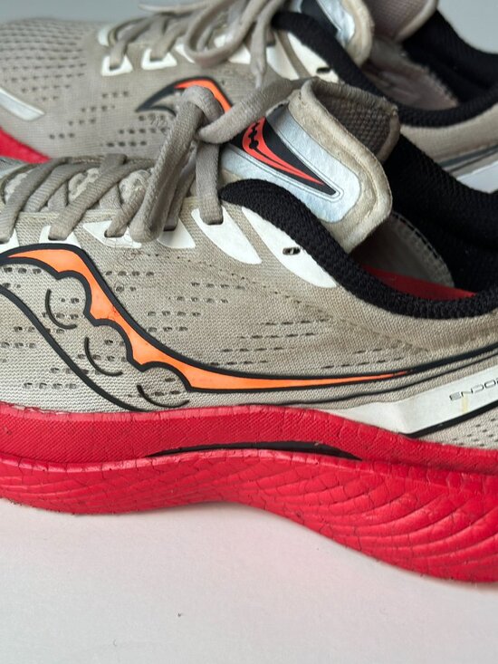 Saucony Shoes - Saucony Endorphin Speed 3 Running Shoes White/ViZiRed Women's 10